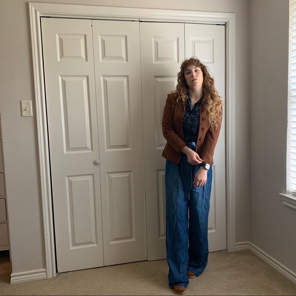 Nutmeg brown vintage 1940s blazer